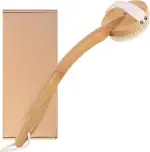 OWIIZI Körperbürste für den Rücken, abnehmbare Rundkopf-Borsten, große Flächen-Körperbürsten für ...