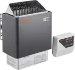 VEVOR Saunaofen, 8 kW, 400 V 3N tragbare Saunaheizung für drinnen & draußen mit 3-Stunden-Timer, ...