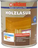 Wilckens Holzlasur LF für Innen und Außen, 750 ml, Teak