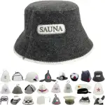 GMMH Saunahut Saunamütze aus 100% Wollfilz - (1507 Sauna) Filz Saunakappe für Damen und Herren, Filzkappe Mütze Filzhut Hut Kappe für Sauna