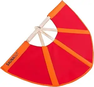 Aufgussfächer (MINI/KLEIN, Orange-rot)
