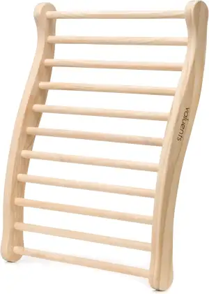 Rückenlehne für Sauna & Infrarotkabine – ergonomisch – Sauna Zubehör aus Natur K
