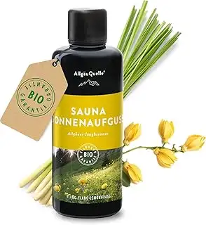 AllgäuQuelle® Saunaduft Aufguss mit [100% Bio Öle] verschiedene Düfte - Das Saunaöl Konzentrat fü...