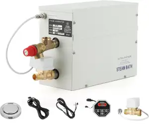 CGOLDENWALL 3 KW Haushalt Sauna Dampfgenerator 220 V, ideal für Sauna/Dusche/Bad