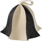 Saunahut Damen Perfekte Saunamütze aus 100% Wollfilz - Filzhut Damen - ideale Sauna Kopfbedeckung Sauna Hut - Geschenke für Saunagänger