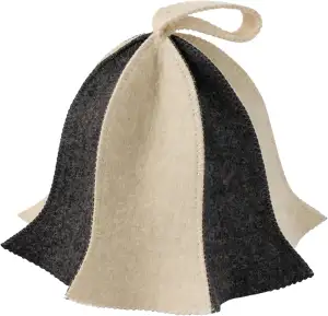 Saunahut Damen Perfekte Saunamütze aus 100% Wollfilz - Filzhut Damen - ideale Sauna Kopfbedeckung Sauna Hut - Geschenke für Saunagänger