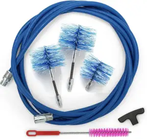 BARETTO Flex | Pelletofen Reinigungsset | Schornstein Ø 80 + 100 + 120 mm | Läng