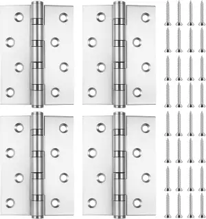 4 Stk Scharniere Klappbar,Schwerlastscharnier Edelstahl Scharniere,Türscharnier 
