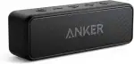 Anker SoundCore 2 Bluetooth Lautsprecher, Fantastischer Sound, Enormer Bass mit Dualen Bass-Treibern, 24h Akku, Verbesserter IPX7 Wasserschutz, Kabelloser Lautsprecher für iPhone, galaxy usw.(Schwarz)