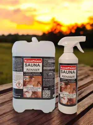 Saunareiniger 5,5 Liter | Saunaholzreiniger Holzreiniger Desinfektion Sauna Saun
