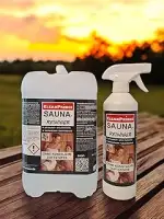 Saunareiniger 5,5 Liter | Saunaholzreiniger Holzreiniger Desinfektion Sauna Saunadesinfektion sof...