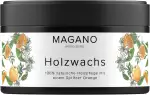 MAGANO - Holzpflege - 100% natürliches Holzwachs ohne Lösungsmittel - Perfekt für Schneidebretter, Möbel, Arbeitsplatten und anderes Holz - Mit Orangenöl und Bienenwachs - 200 ml