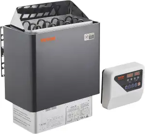VEVOR Saunaofen, 6 kW, 400 V, 3N tragbarer Saunaofen für drinnen & draußen mit 3