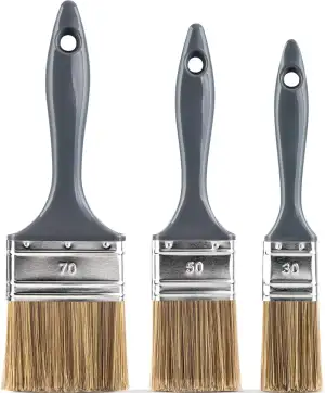 82650315, Lasurpinselset 30/50/70 mm Grau