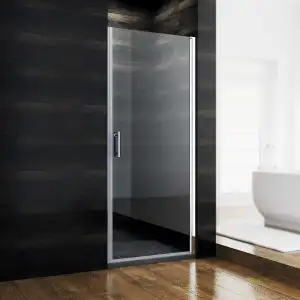 SONNI Duschtür 90 cm nischentür dusche Nano Glas Duschkabine Pendeltür dusche du