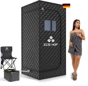 Ice Hof® Mobile Sauna, Tragbare Sauna Für Zuhause, Sauna Box Für 1 Oder 2 Person
