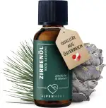 Alpenherz Zirbenöl 30 ml - 100% naturrein, ätherisches Zirbelkieferöl aus Österreich für Duftöl Raumduft Duftlampe Zirbenwürfel Diffuser Zirbe Lufterfrischer Zirbelkiefer Öl Geschenke