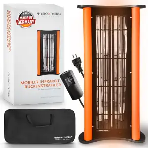 Mobiler Infrarot Rückenstrahler • Wärmestrahler zur Schmerzlinderung & Regenerat