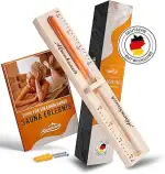 ALPENHAUCH Sauna Sanduhr 15 Minuten aus 100% Naturholz - Edle Saunauhr mit feinem Sand - Robuste ...