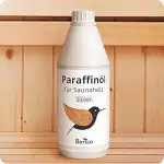 Holzöl für Saunaholz - 2 Liter Paraffinöl - Geruchlos - Natürliches Pflegeöl zum Schutz von Holzo...