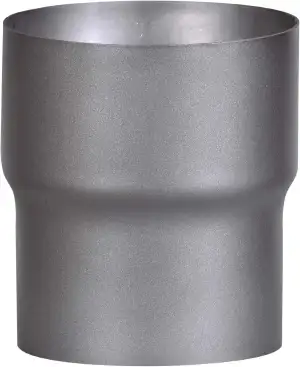 FIREFIX RD150/Ü6 Erweiterung 130 auf 150 für 2 mm starke Rauchrohre, dunkelgrau lackiert, von 130 mm Ofenanschluss auf 150 mm Wandanschluss