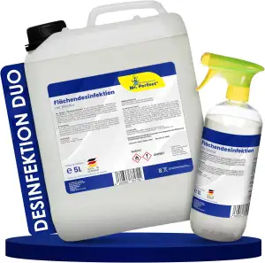 Mr. Perfect® alkoholisches Flächendesinfektionsmittel 5L Kanister + 1L Spray | H