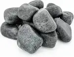 Saunasteine Olivin-Diabas 15 kg – Abgerundet, 5–10 cm | Hohe Wärmespeicherung, Hohe Haltbarkeit |...