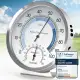 2in1 Hygrometer innen analog und Thermometer analog innen aus Edelstahl - Thermometer Hygrometer ...