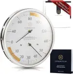Liebenstein® Sauna Thermometer Hygrometer - Made in Germany - Hochpräzise Messung der Temperatur ...