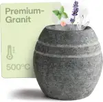 Praknu Sauna Verdampferschale aus robustem Granit – Saunazubehör für entspannende Duftmomente – A...