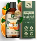 Saunaaufguss BIO "#23 Ausgleich" intensiv & authentisch [100% Naturreine Bio Öle] Sauna Aufguss Konzentrat mit Orange - Manufaktur aus Bayern