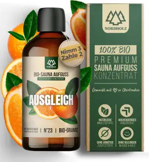 Saunaaufguss BIO "#23 Ausgleich" intensiv & authentisch [100% Naturreine Bio Öle