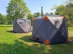 Zeltsauna ALMI-Flex ALMICOTA | 90°C Mobile Sauna | bis 8 Personen | 2.10m hoch |