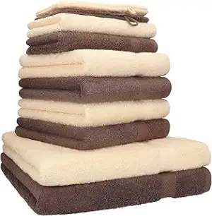 Betz Premium Handtuch Set 10-teilig – 2 Duschtücher 70×140 cm, 4 Handtücher 50×1