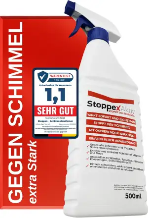 STOPPEX AKTIV Profi Schimmelentferner für Wand, Bad & Silikonfugen – Extra stark