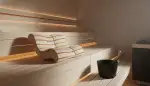 Minimalistische Designsauna: Eleganz Zuhause