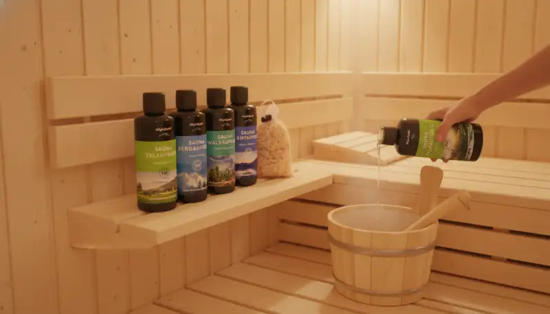 Ätherische Öle für den Sauna Aufguss