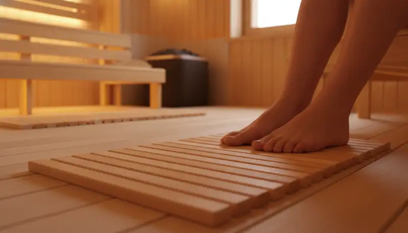 Optimaler Schutz: Bodenrost-Materialien für die Sauna