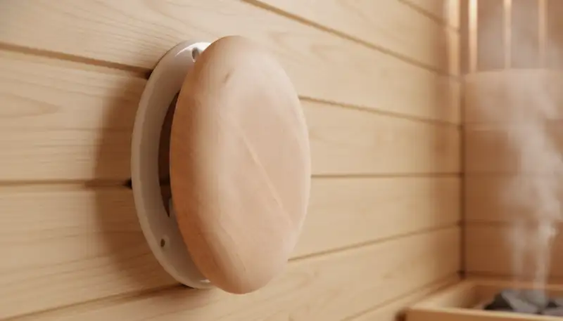 Sauna Lüftungsgitter: Materialien und Design