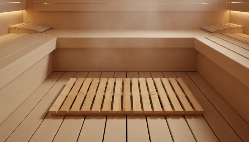 Sauna Vorleger: Design trifft Wohlbefinden